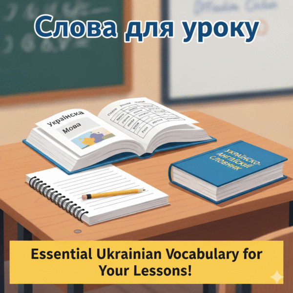 Maximize Your Ukrainian Lessons: Essential Vocabulary for the Classroom 📝